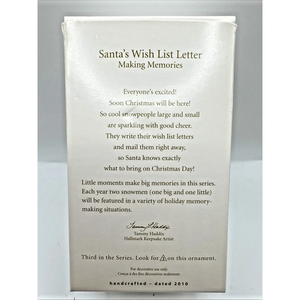 Hallmark keepsake ornament