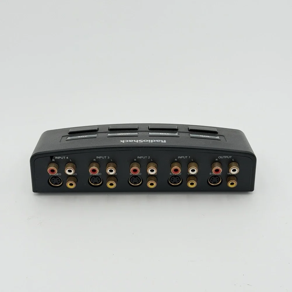 RadioShack Composite‎ A/V Selector Switch 4-in 1-out Model 15-313
