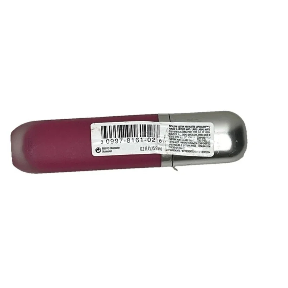 Revlon Ultra HD Matte‎ Lip Color HD Obsession 605 Pink Bold Vibrant Fuchsia New