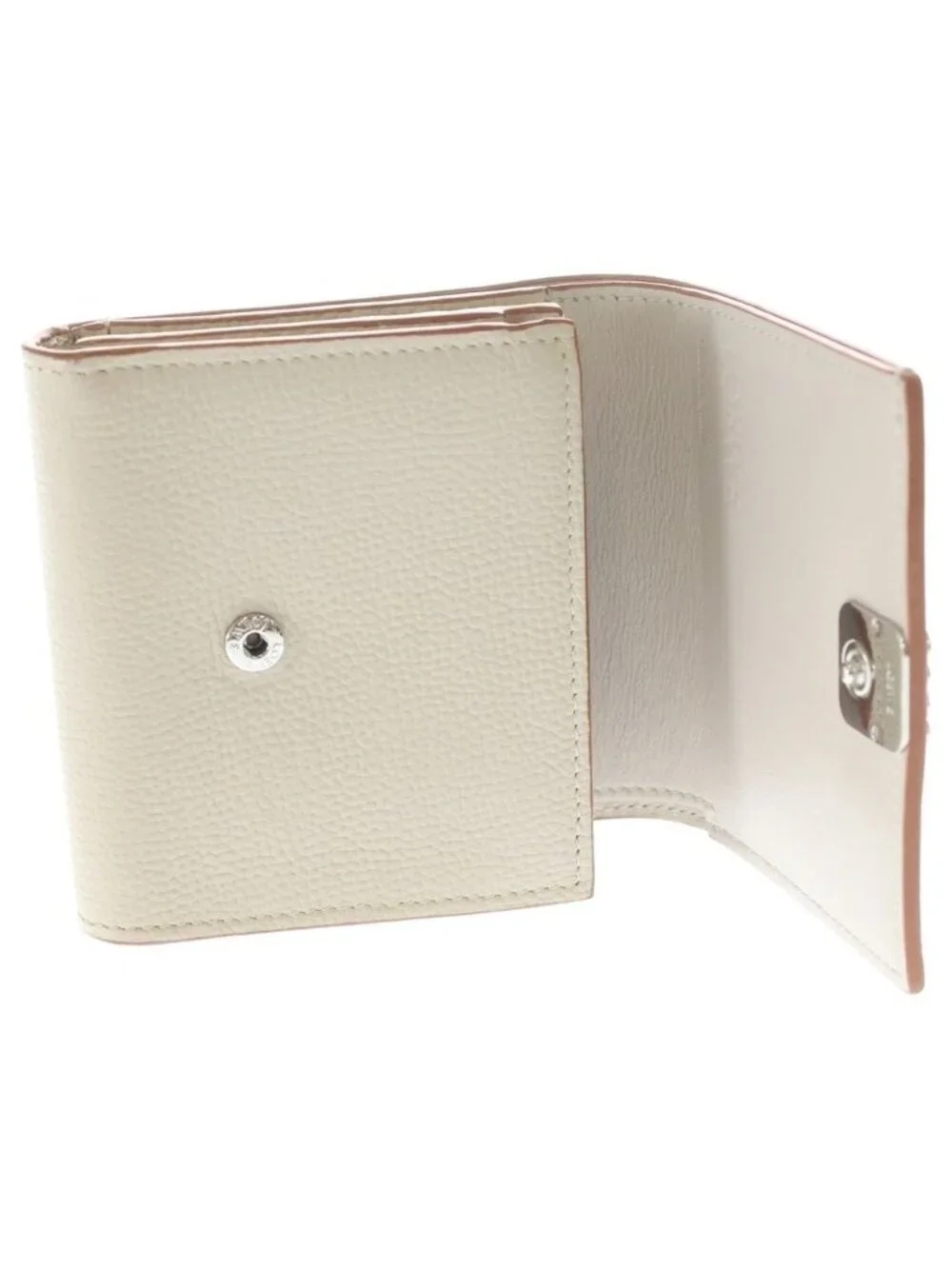 Loewe Anagram Trifold Wallet Beige