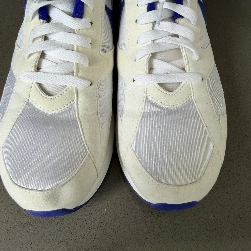 Nike Air Max 180 Ultramarine White Solar Red Men's Size 11 Sneakers 615287-100