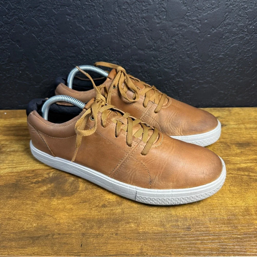 Merrell Barkley J32949 Brown Leather Lifestyle Sneakers‎ Mens Size 8 US 41.5 EU