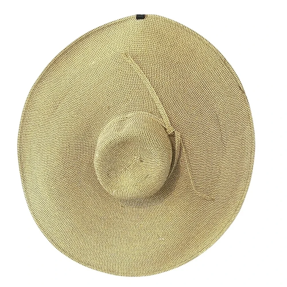San Diego Hat Co Wide‎ Brim Straw Sun Hat Floppy Beach Vacation Boho OS