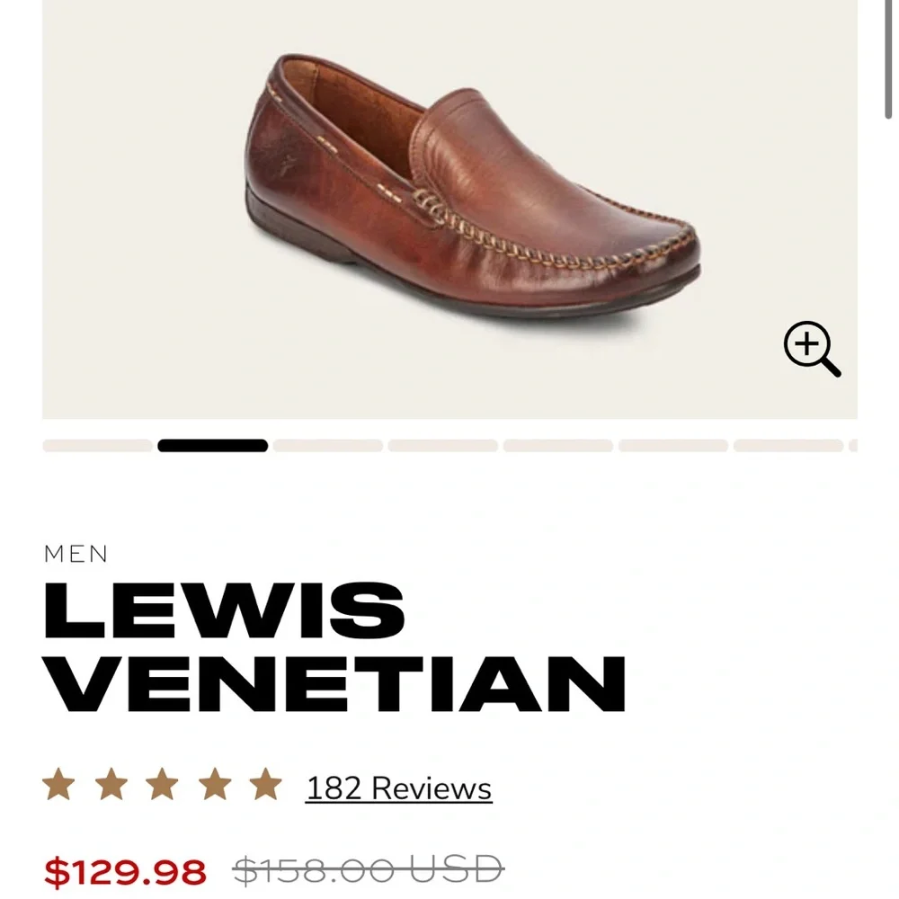 Frye Dark‎ Brown Leather Slip-On Loafers