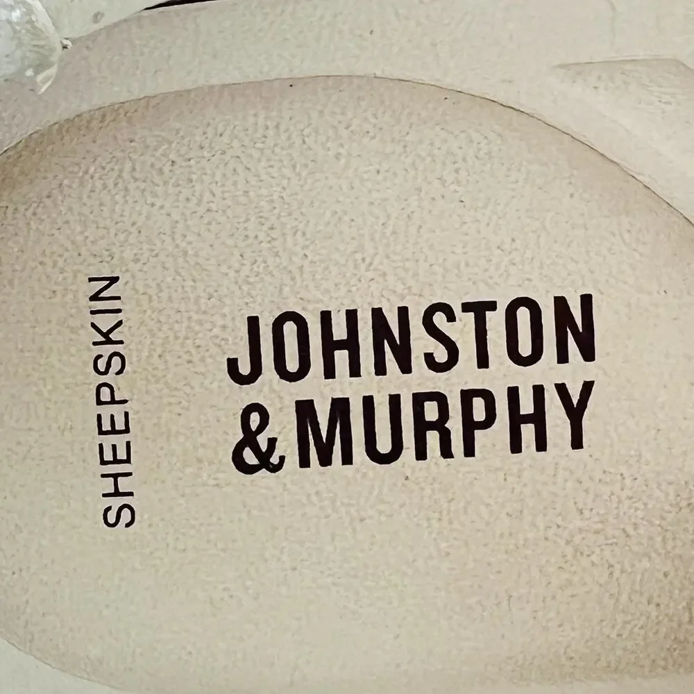 Johnston & Murphy Shoes Mens 9 Beige Suede Low Top Casual Sneakers Comfort