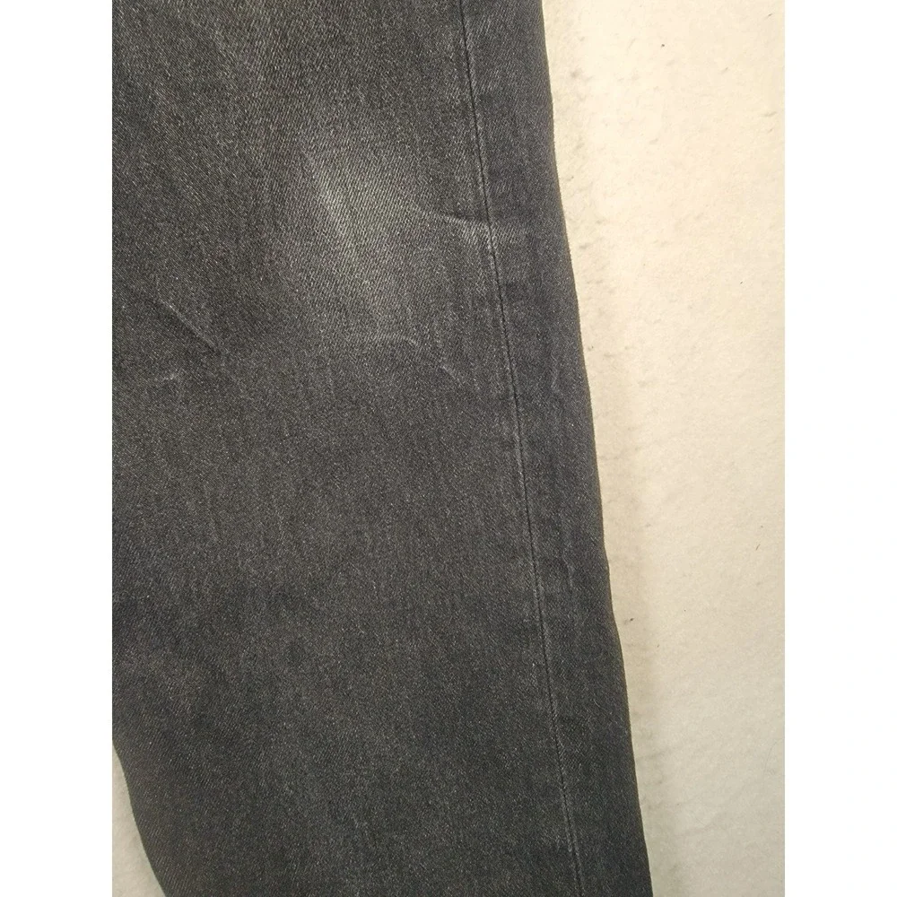 Levis 501 Jeans Mens 36x30 Black Straight Button Fly Denim Fits‎ 34x28.5