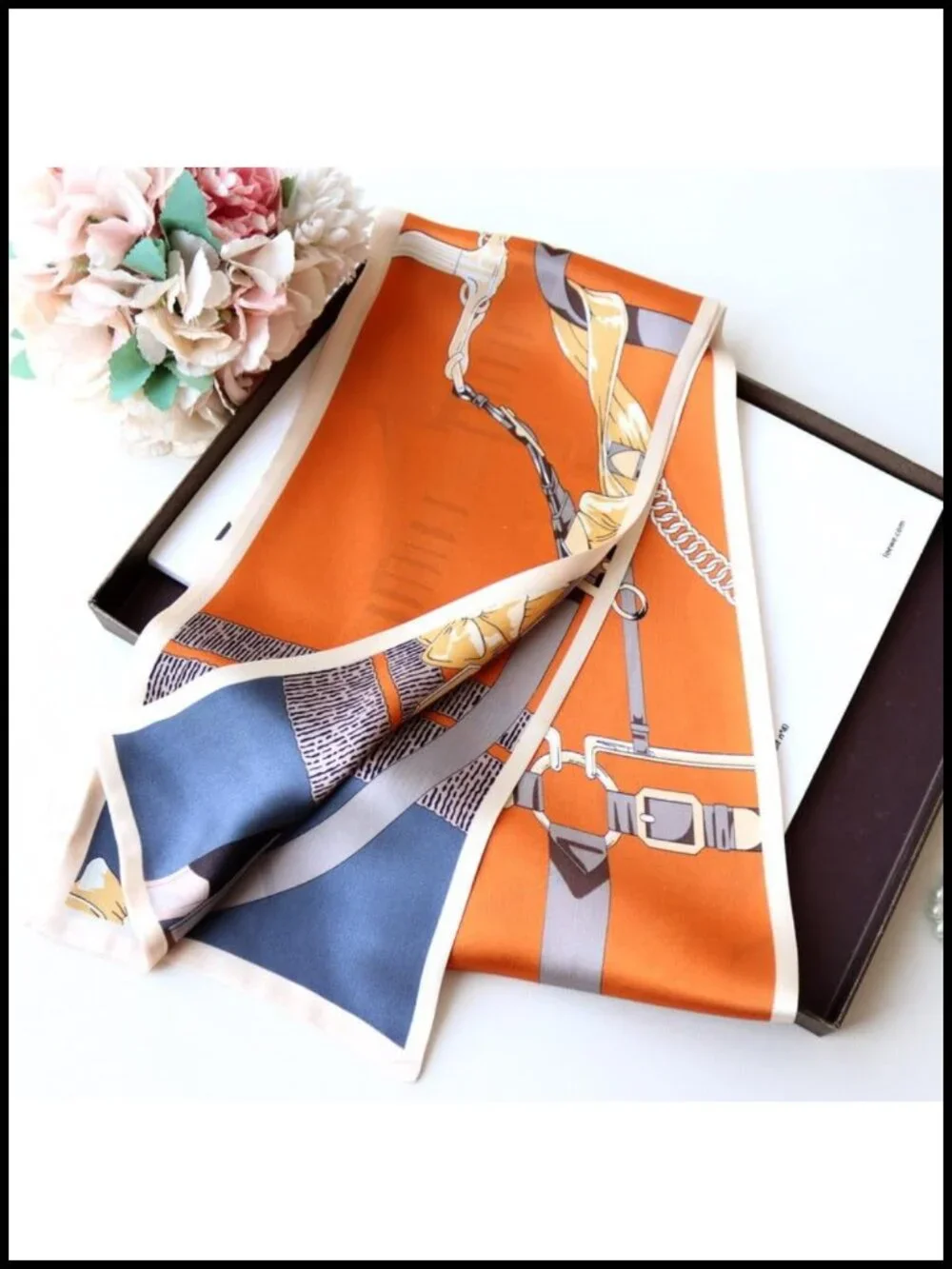 100% Mulberry Silk Long Scarf - 59