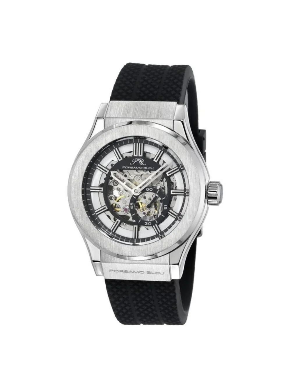 NWT Porsamo Bleu Cruz Automatic Silver Dial Men's Watch