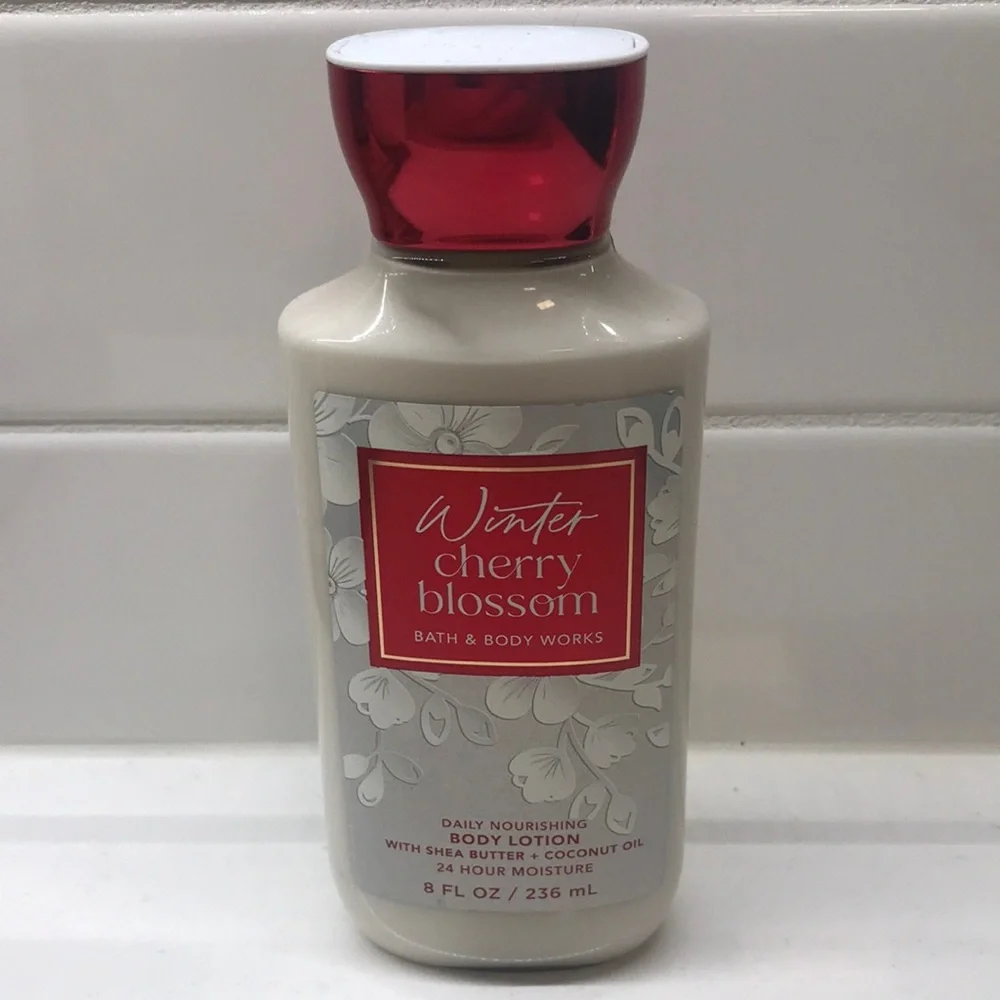 NWT!BBW Winter🍒Cherry Blossom Body Lotion