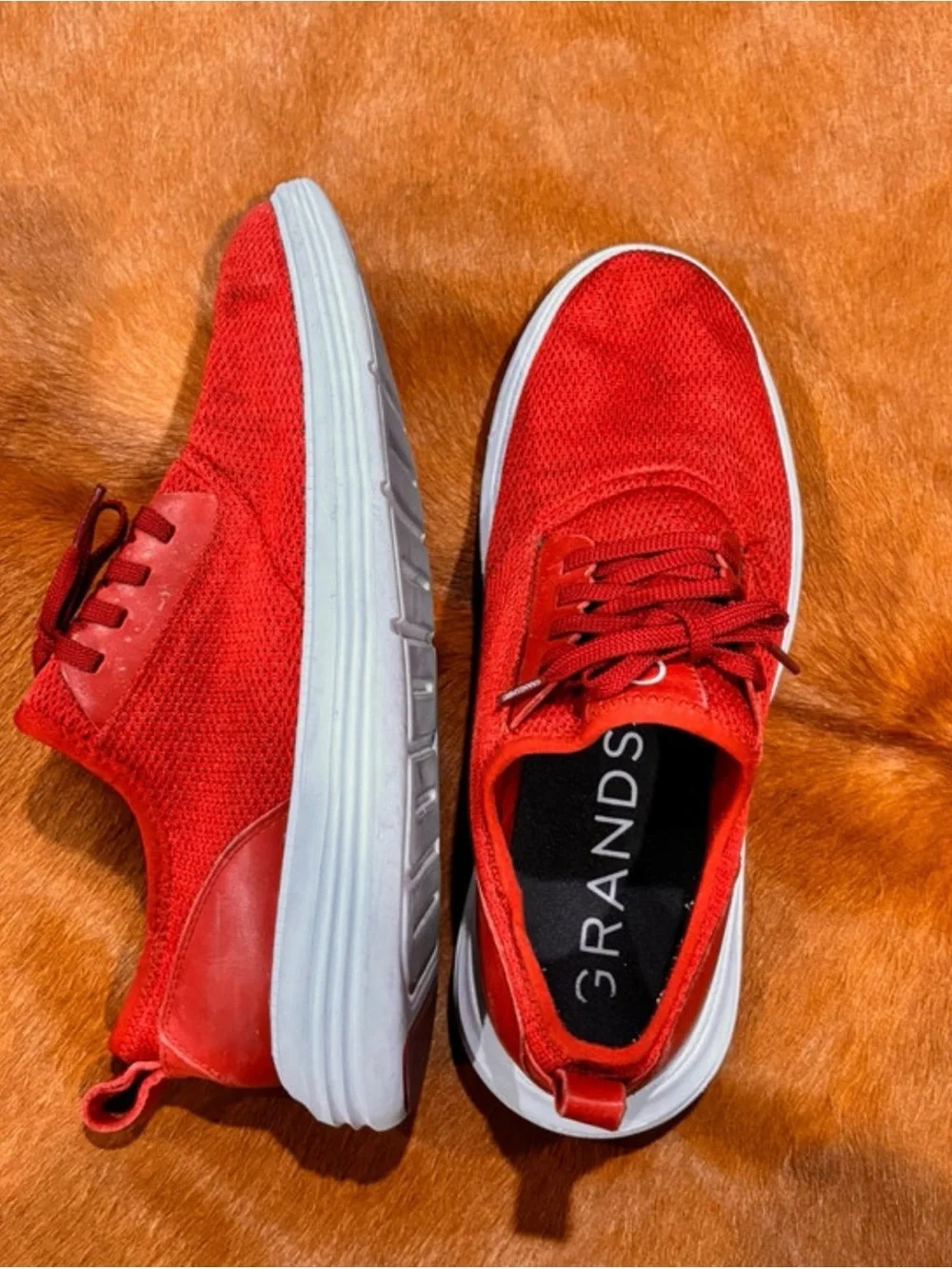 Cole Haan bright red