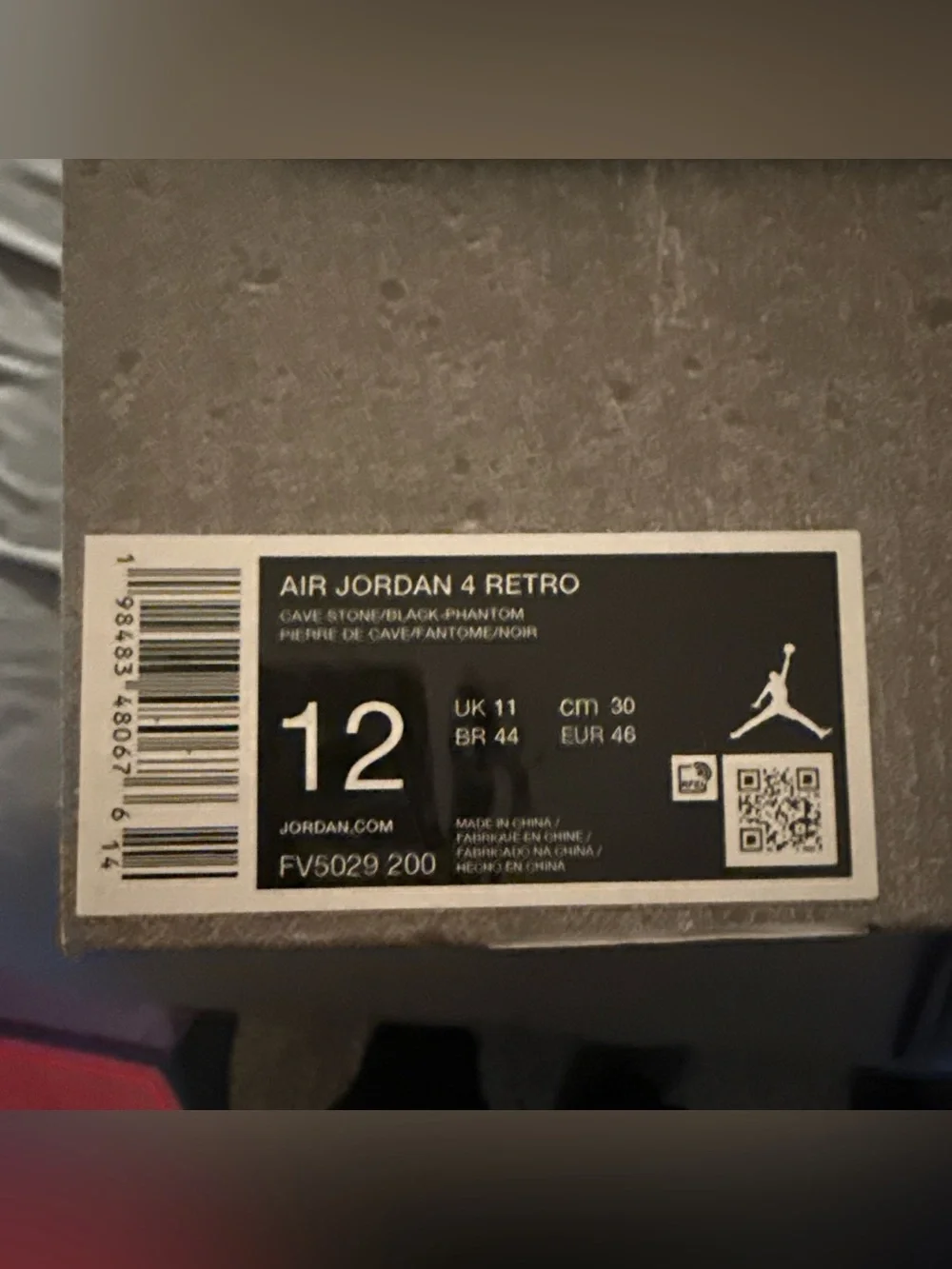 Jordan never worn