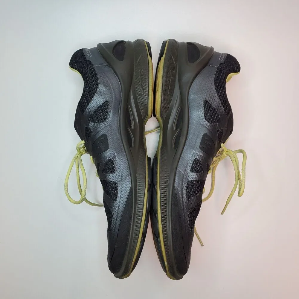 ECCO Biom Natural‎ Motion Running Shoes Black Yellow Mens Size 40 EU
