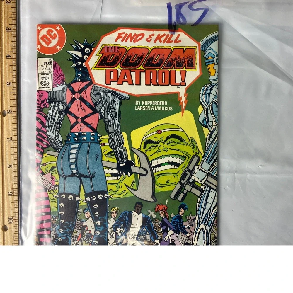 Doom Patrol The Find and‎ Kill Comic Book DC Comics by Kupperberg Larsen Marcus