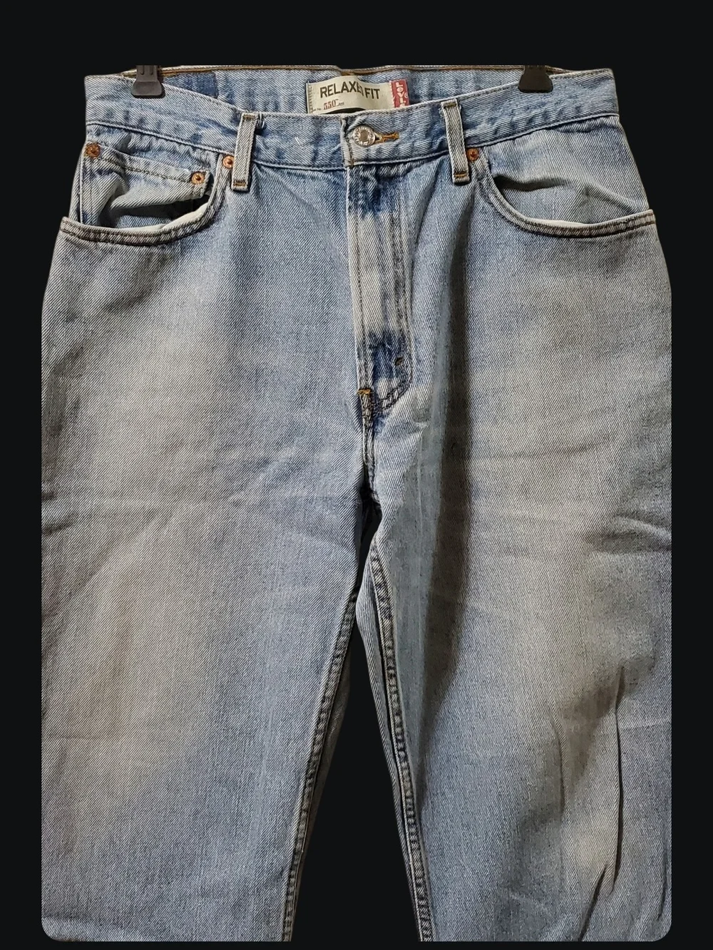 Levi's Light Blue Relaxed Fit Straight Jeans Size 33x30