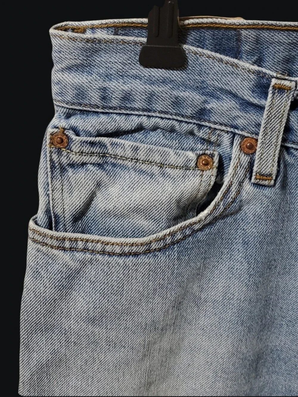 Levi's Light Blue Relaxed Fit Straight Jeans Size 33x30