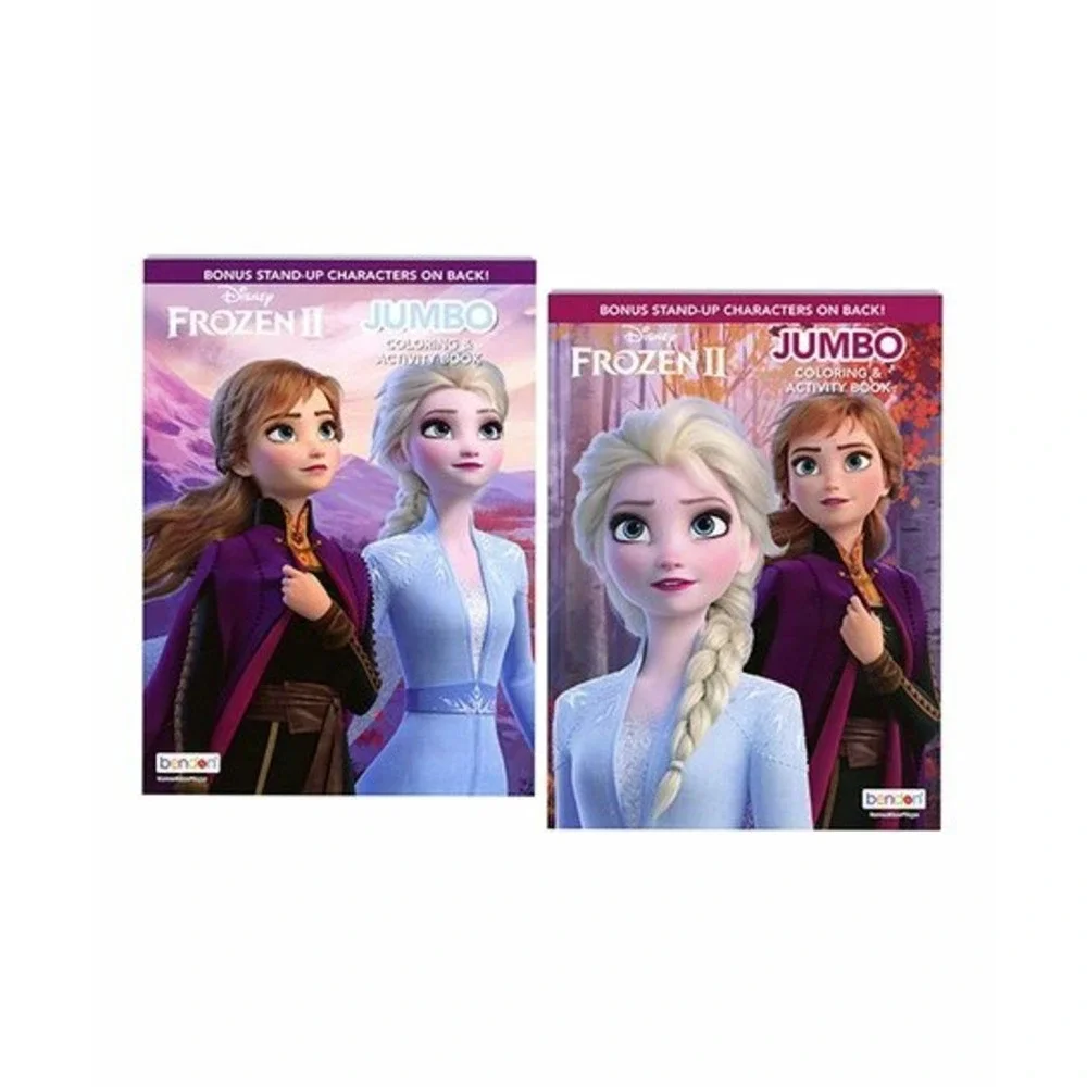 TWO Disney Frozen II Jumbo Coloring & Activity‎ Book - Elsa and Anna - TWO BOOKS