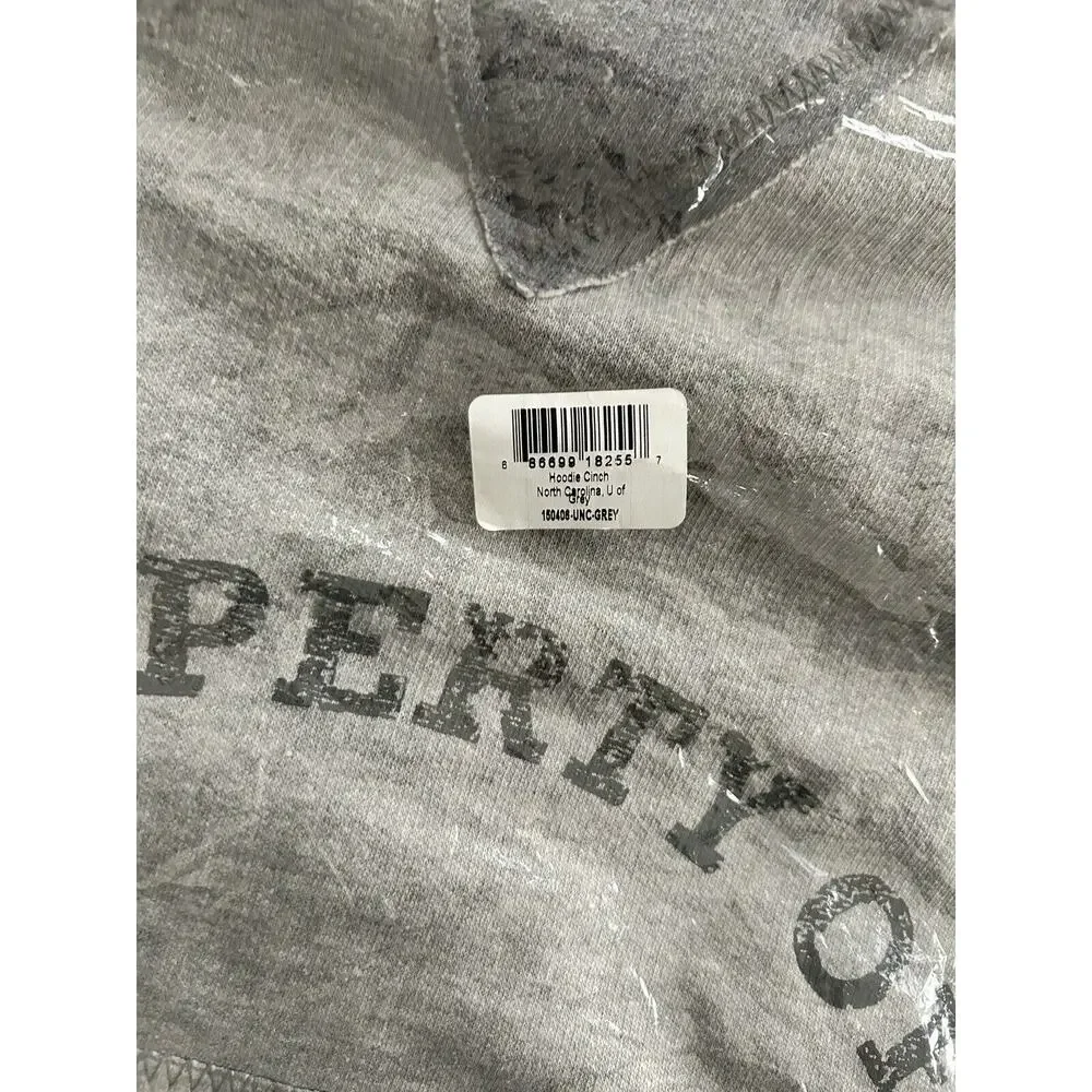 Property Of UNC Chapel‎ Hill Gray Hoodie Cinch Bag NWT