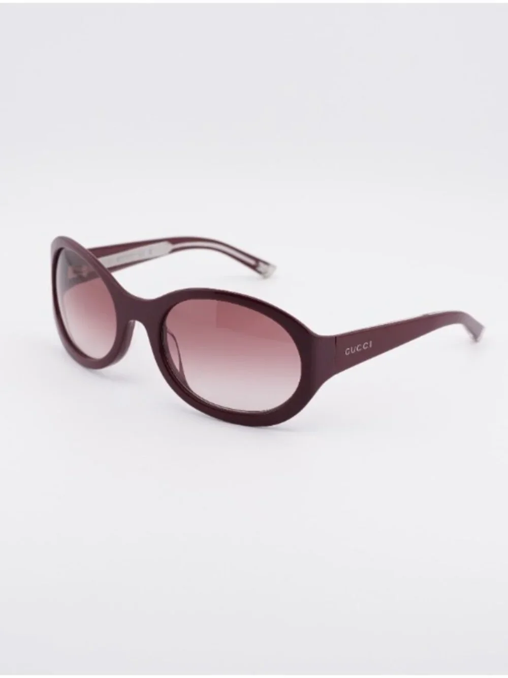 Gucci GG2012S 002 Sunglasses Solid Burgundy Square Frame, Burgundy Lenses
