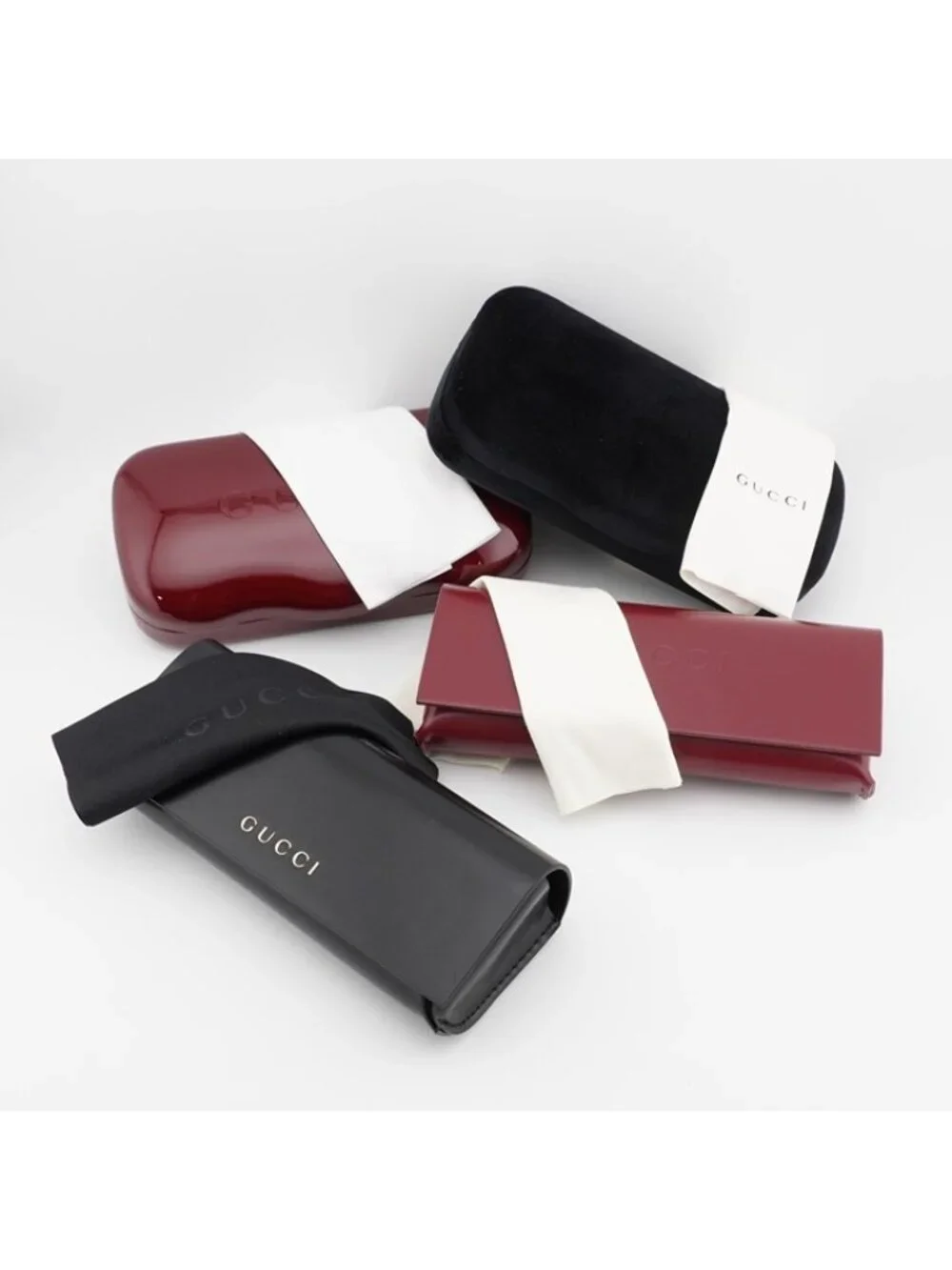 Gucci GG2012S 002 Sunglasses Solid Burgundy Square Frame, Burgundy Lenses