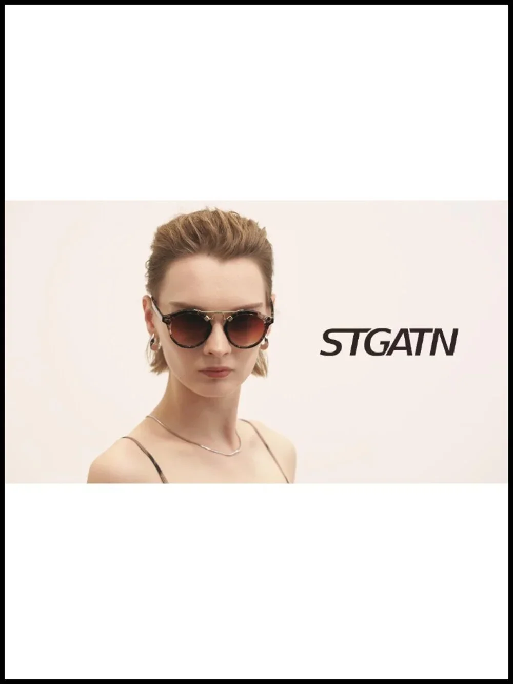 Vintage Round Double-Bridge Polarized Sunglasses UV Protection