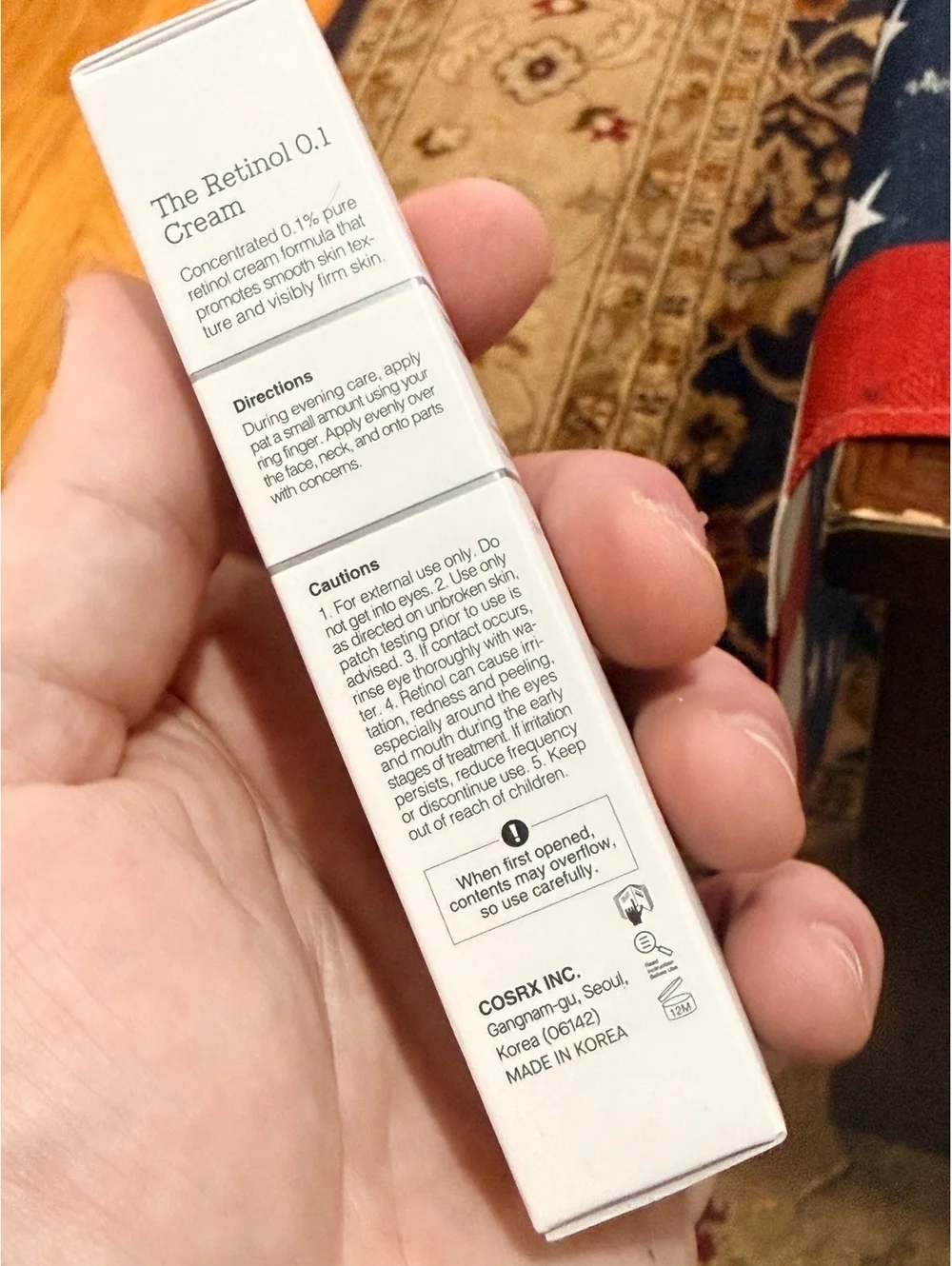 COSRX retinol cream
