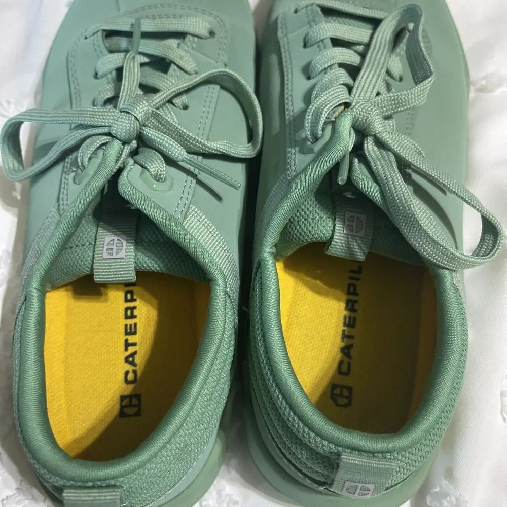 Caterpillar Green Shoes‎ UNISEX Low Top P724195 Womens Sz 9W Sneakers Men 7W