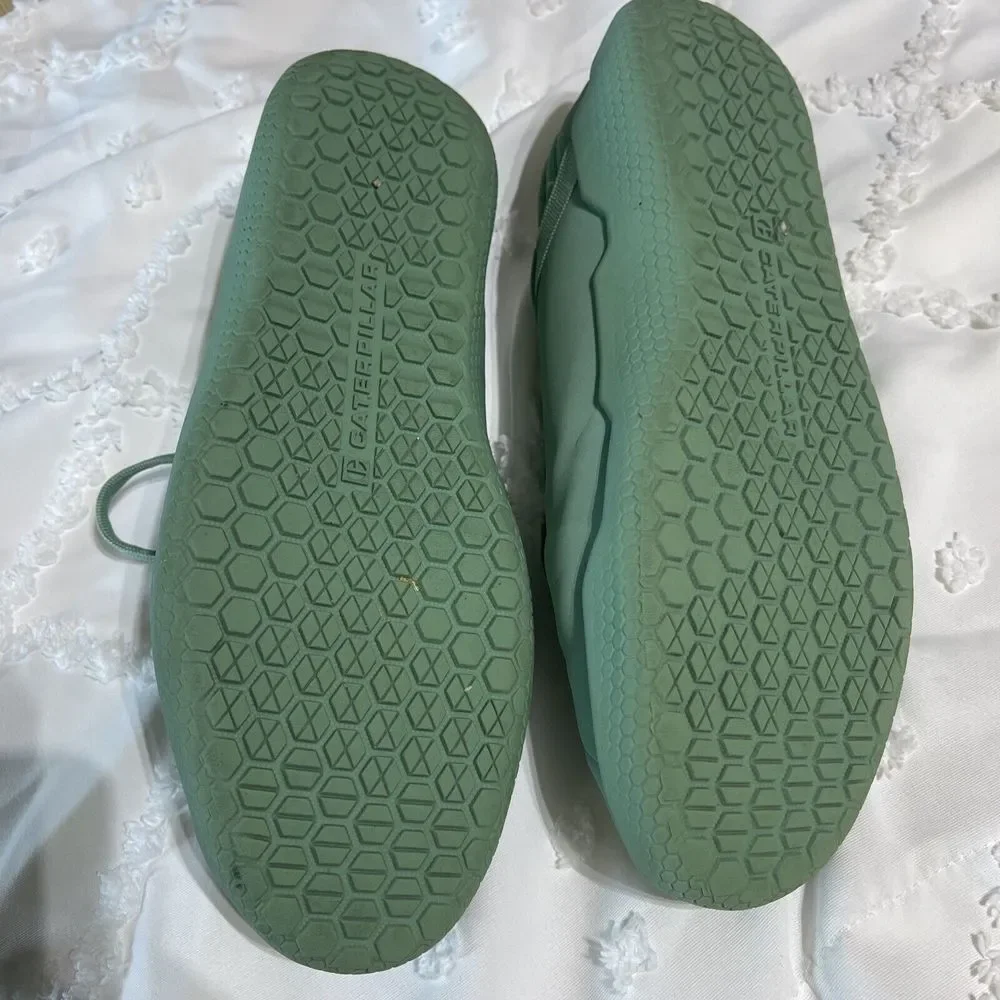 Caterpillar Green Shoes‎ UNISEX Low Top P724195 Womens Sz 9W Sneakers Men 7W