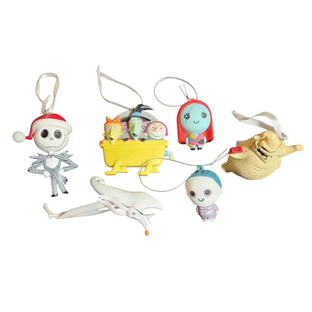 Hallmark Disney Burton's The Nightmare Before Christmas‎ 6pc. Ornament Set 2