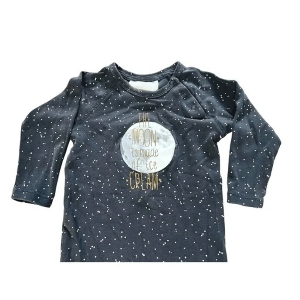 H&M black polka