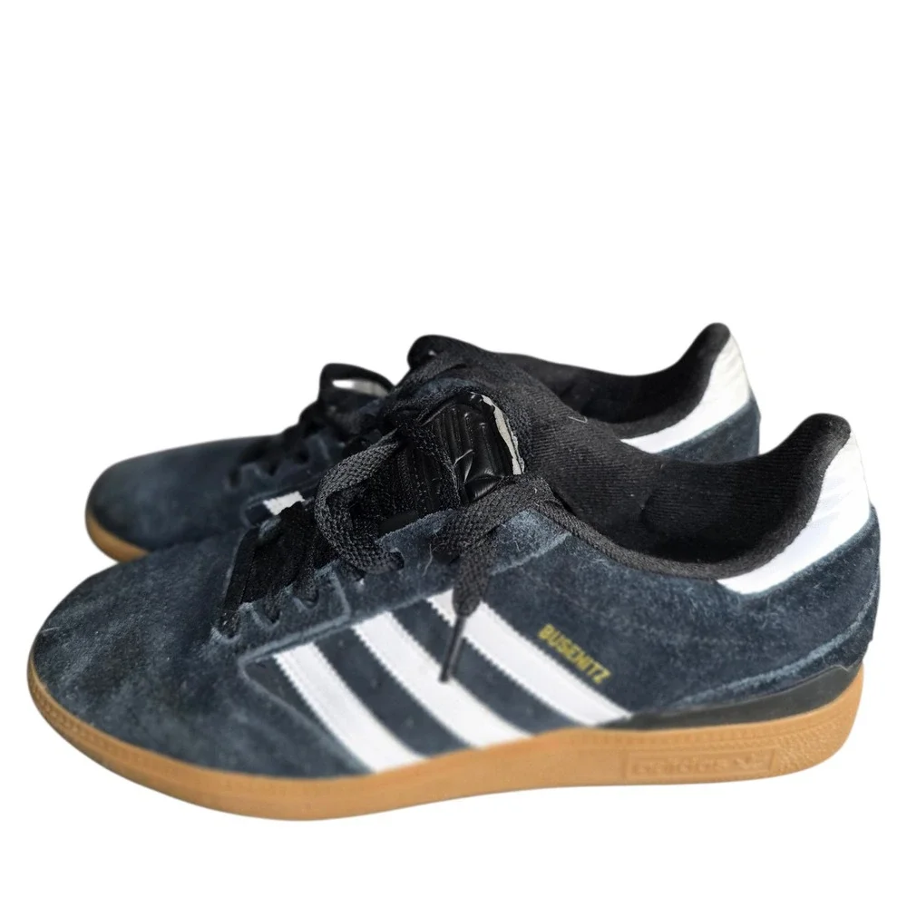 Adidas Busenitz Skateboarding‎ Shoes Sneakers Black White Gum Men's US 11