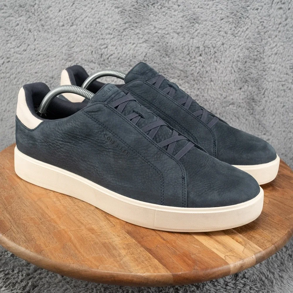 Cole Haan Grandpro Luxe Navy Blue Slip on Sneakers - Size 10.5 M