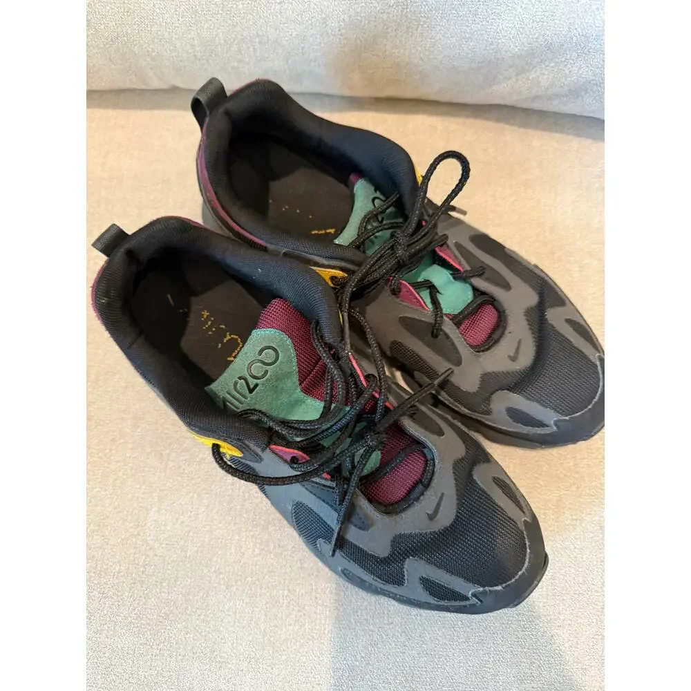 Nike Air Max 200‎ Running Shoes Black Anthracite Bordeaux AQ2568-001 SZ 10
