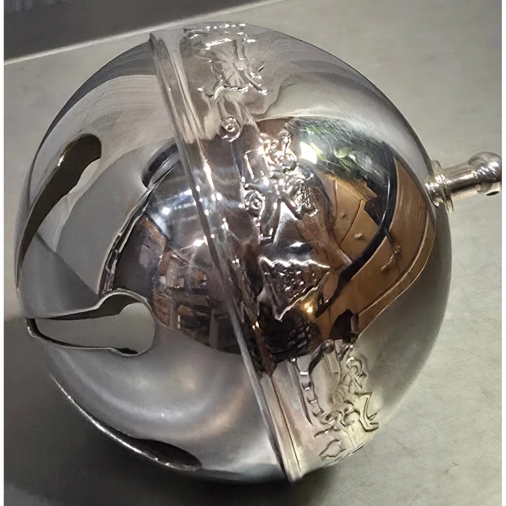 Wallace 1985 Sleigh‎ Silver-Plated  Bell Annual Holiday Collectible  Vintage