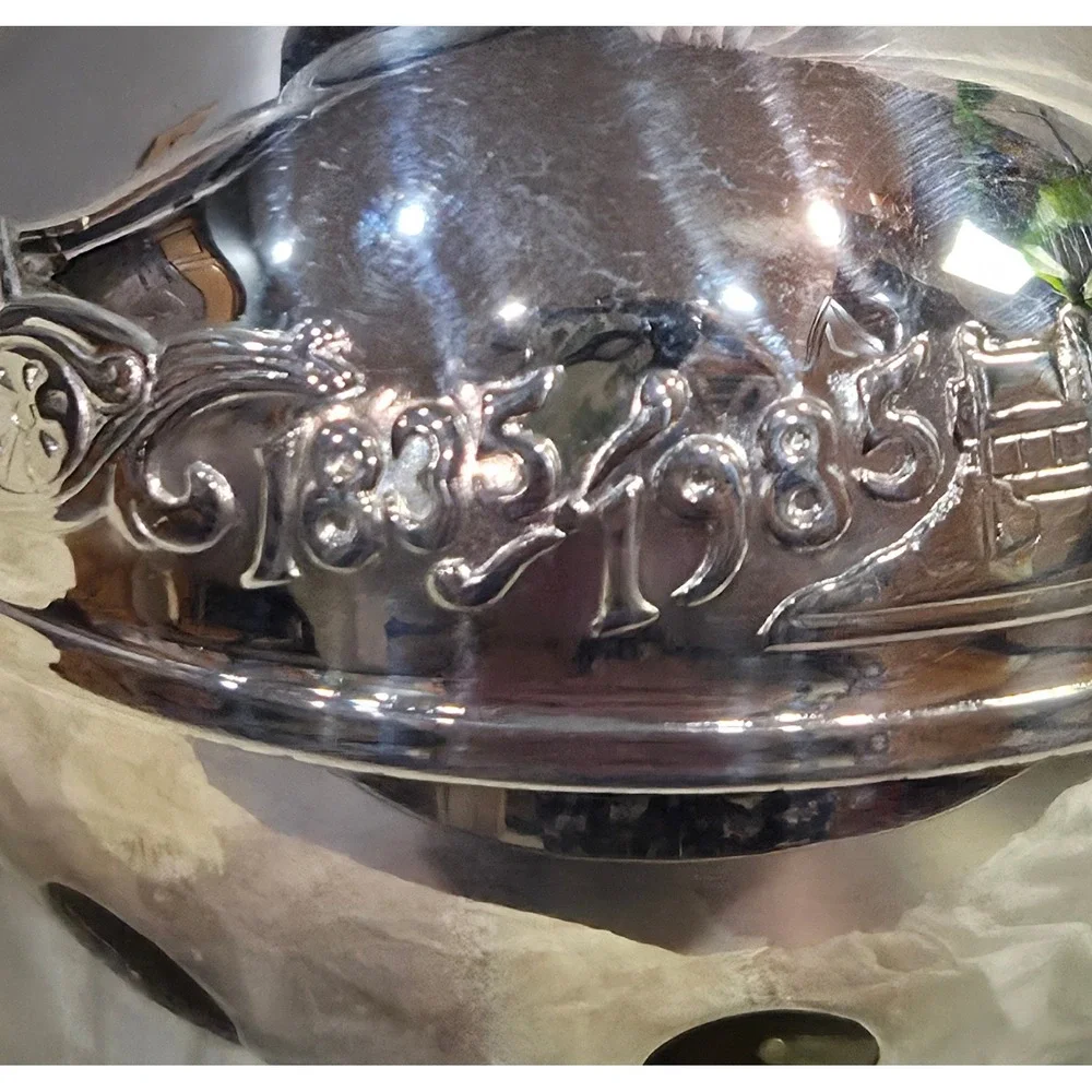 Wallace 1985 Sleigh‎ Silver-Plated  Bell Annual Holiday Collectible  Vintage