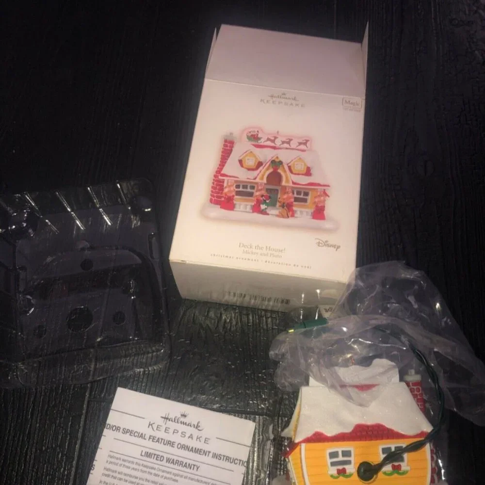 Hallmark Keepsake Christmas Ornament‎ Disney Deck The House Mickey Pluto