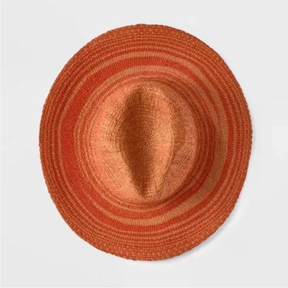 UNIVERSAL THREAD GOOD CO. WOMAN'S‎ COWBOY ORANGE STRIPED HAT NWT