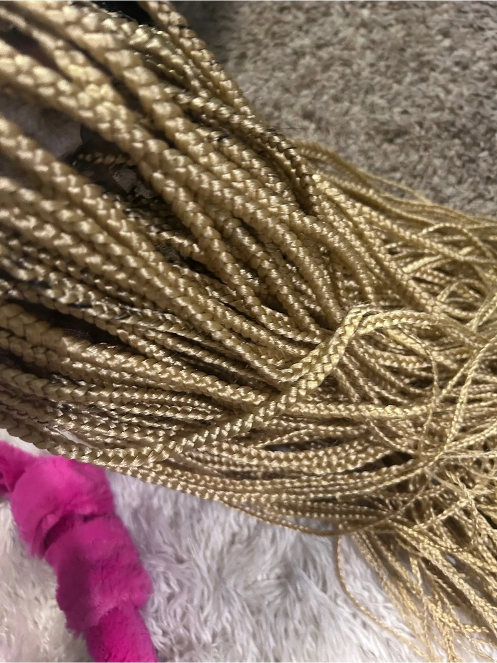 25 inch braid lace wig