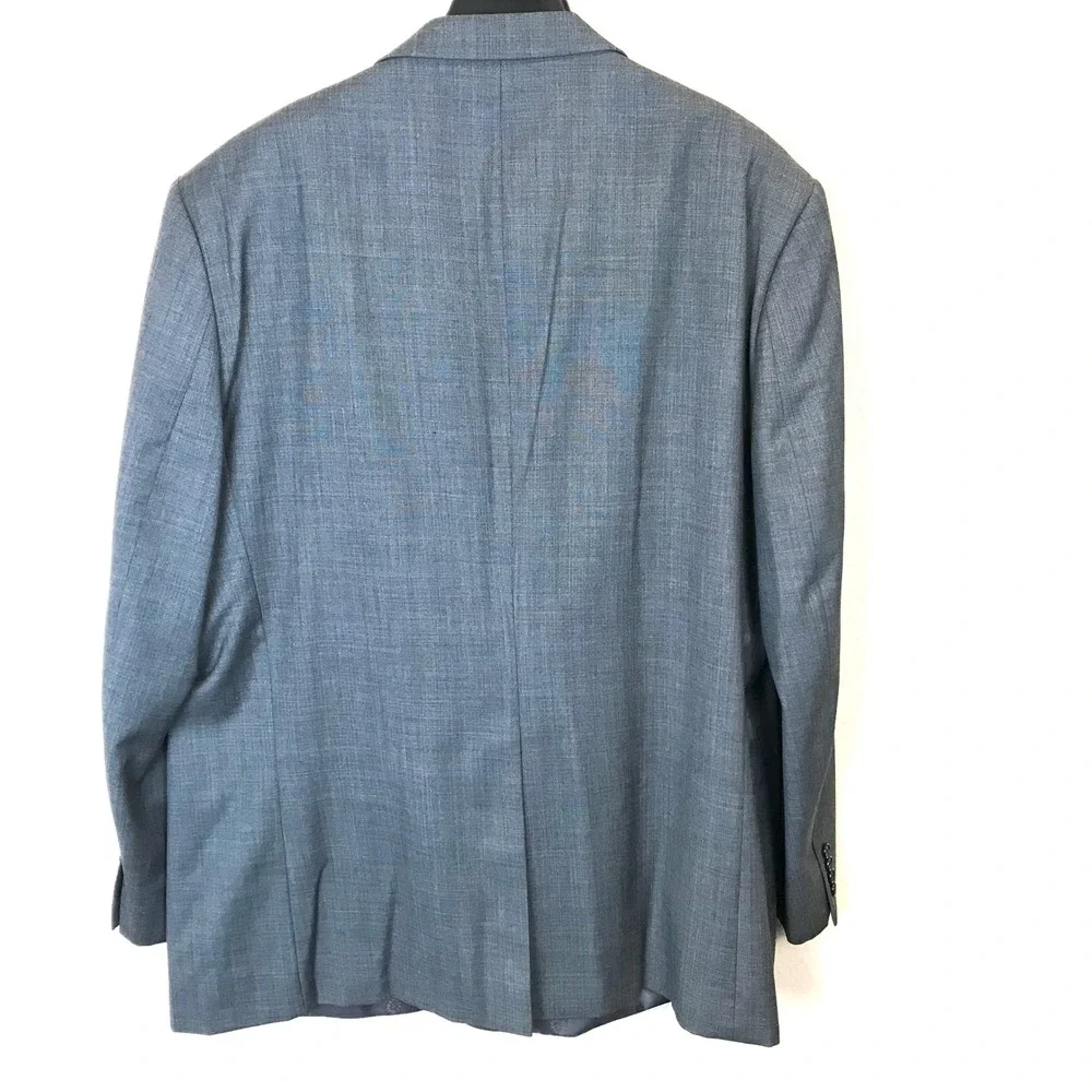 Lauren Ralph Lauren‎ Men's Grey 100% Wool Jacket Blazer Size 52L