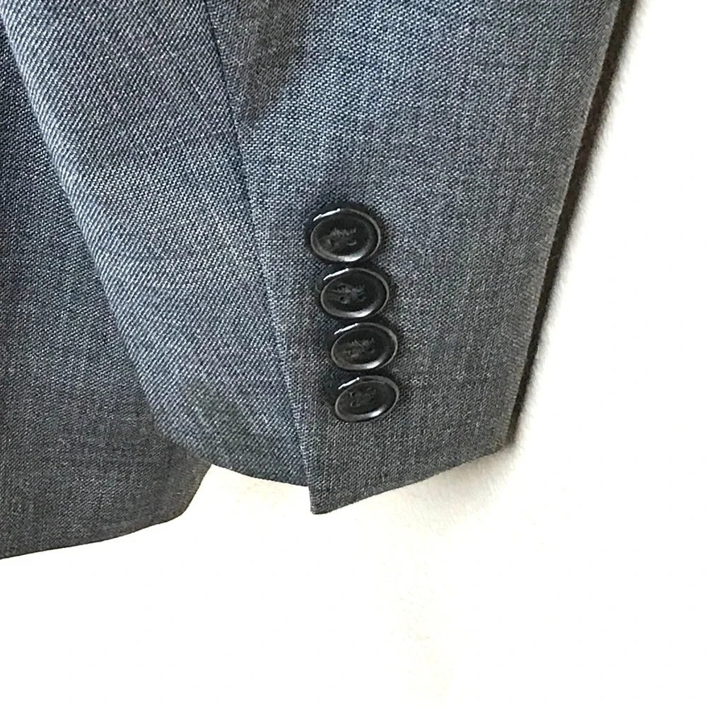 Lauren Ralph Lauren‎ Men's Grey 100% Wool Jacket Blazer Size 52L