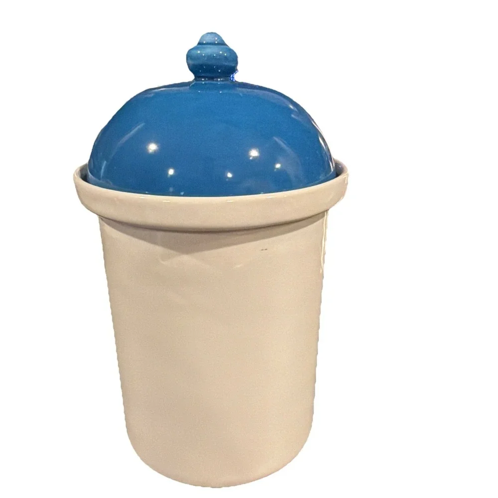 HTF 1985 ZIGGY Cookie Jar‎ w Lid Don't Forget To Add The LOVE  Marsh Earthenware