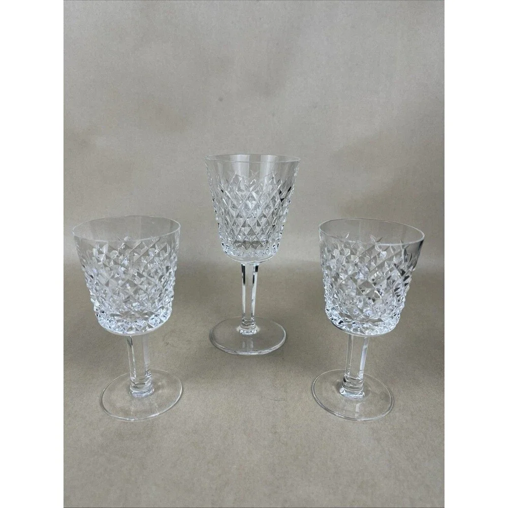 Waterford Alana Port Sherry Glasses Stems 4‎ 1/4