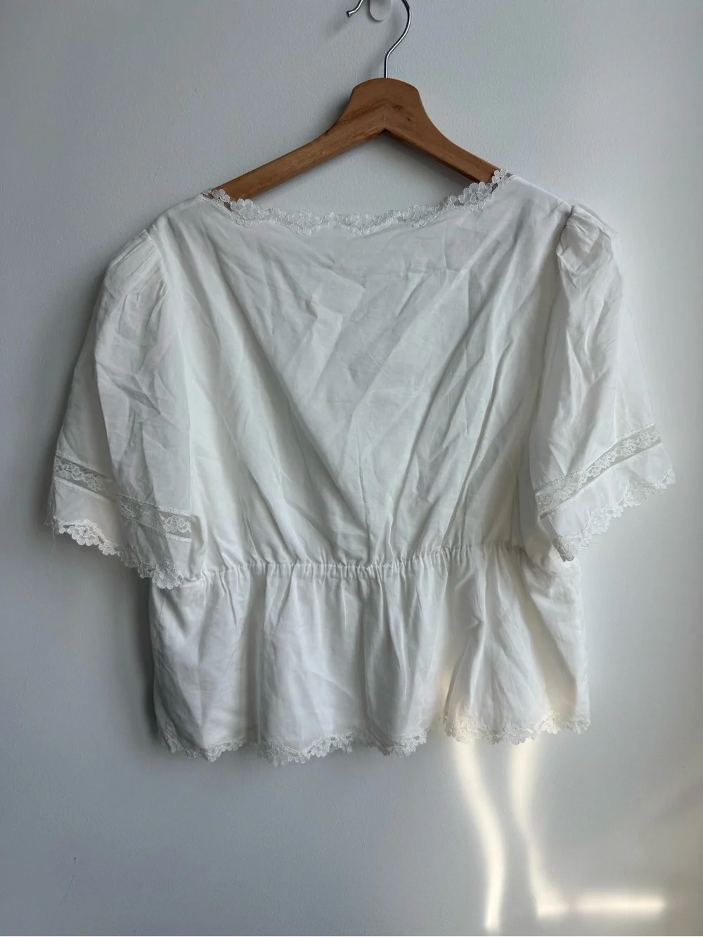 Reformation Margot Top in White