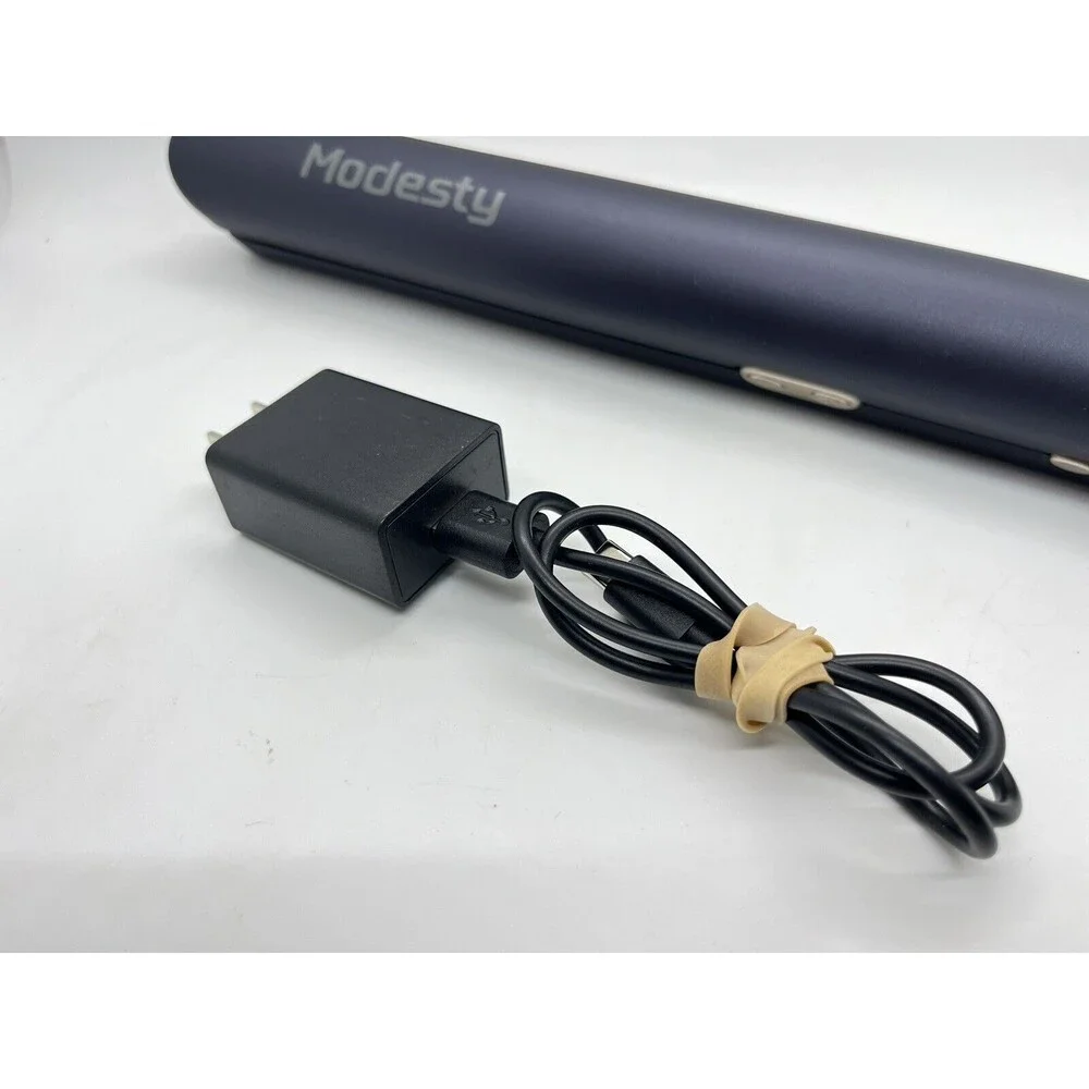 MODESTY 2-in-1 Cordless Hair Straightener and Curler, Cordless Travel Flat Ir...