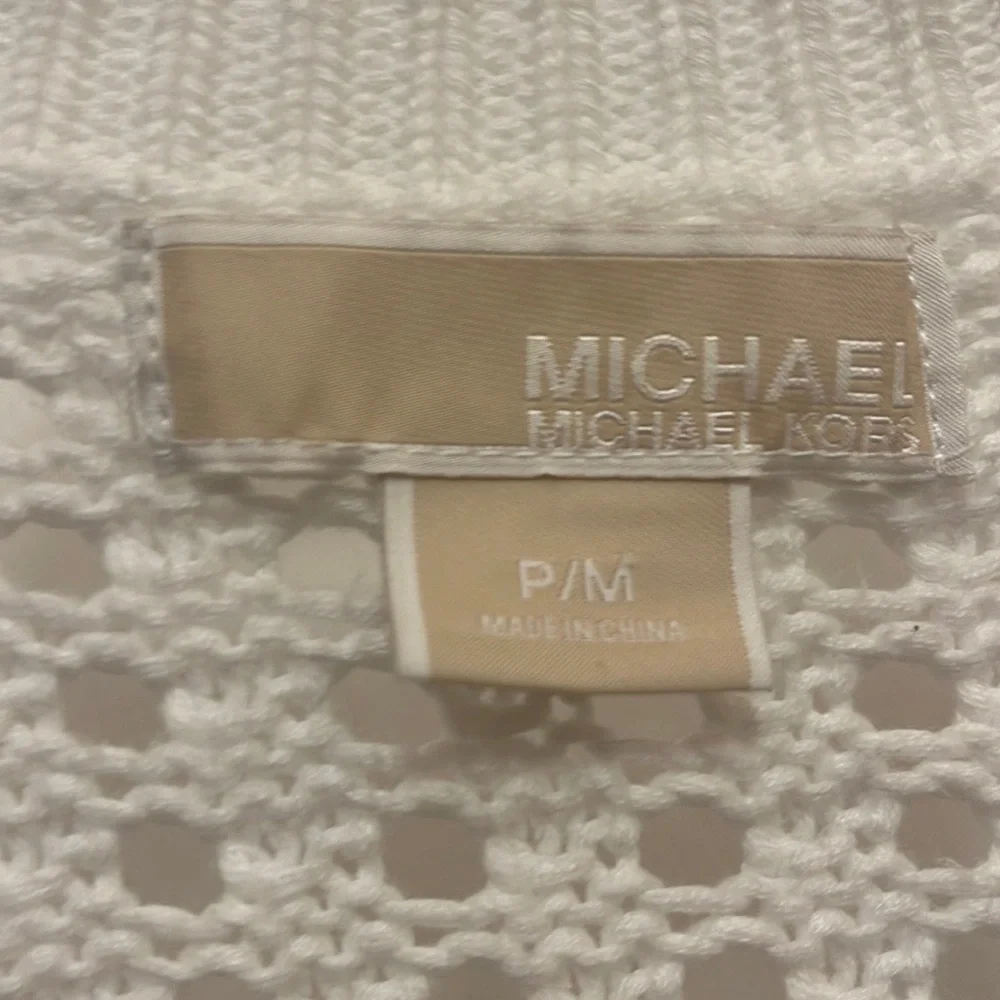 Michael Kors V-Neck High Low Pullover Sweater Size MP