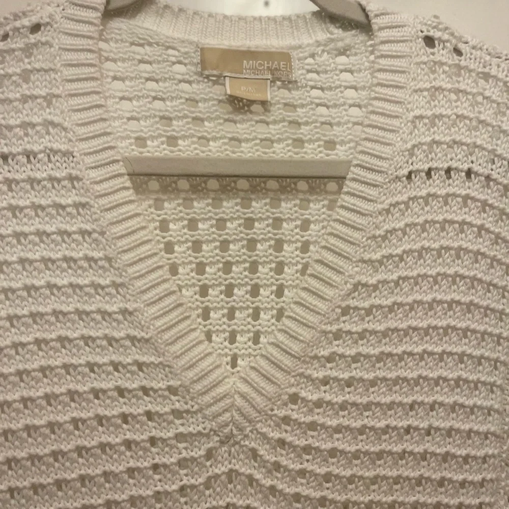 Michael Kors V-Neck High Low Pullover Sweater Size MP