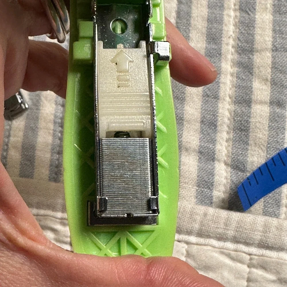 Swingline Tot Mini Stapler Lime‎ Green Keychain Portable Travel Office School