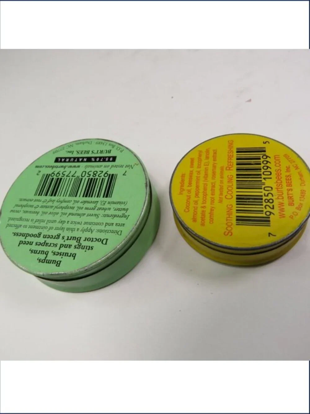 VTG General Store (6) Metal Tins Bundle Smith Bros Doral Burt’s Bees Starbucks