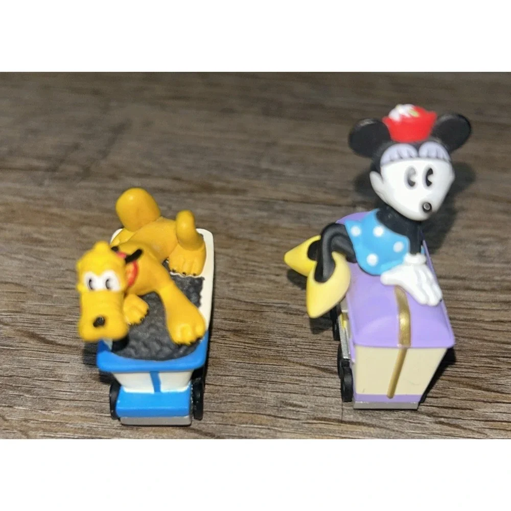 Disney 1998 Hallmark Miniature Partial Train Set Mickey‎ Minnie Mouse Pluto