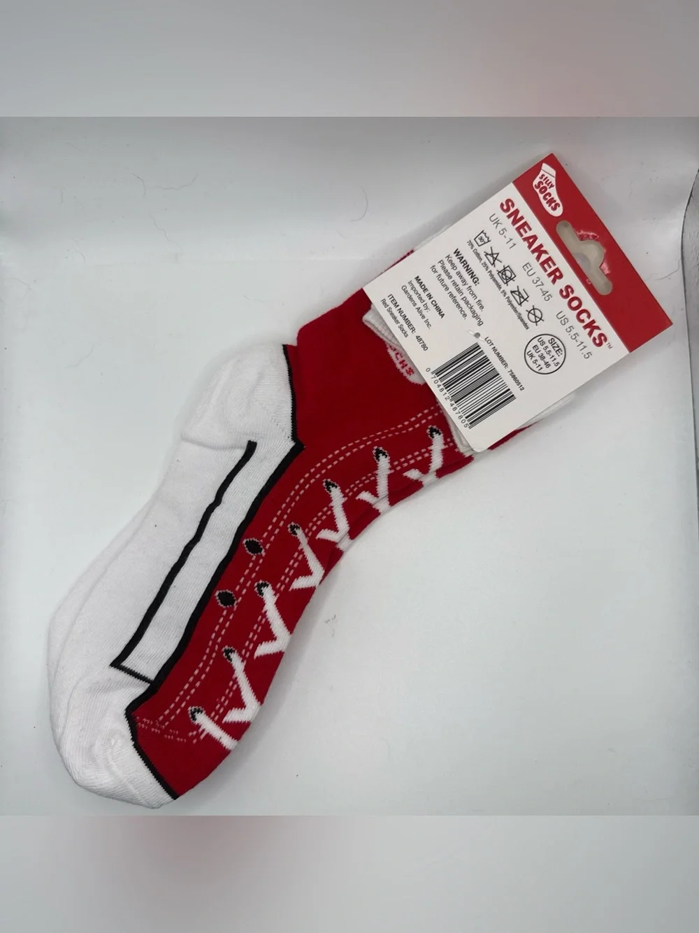 Silly Socks playful sneaker