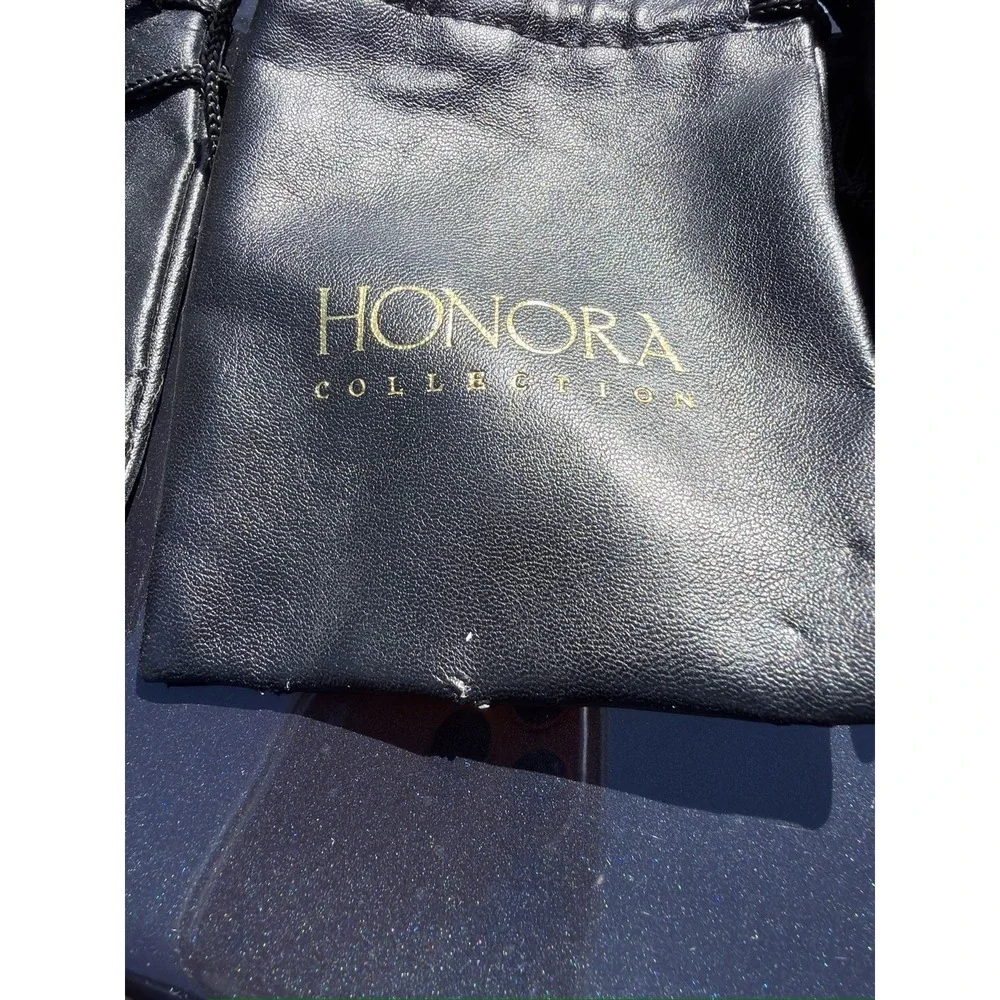 Lot 3 Honora Collection Jewelry Pouches‎ Black Drawstring Storage Bags